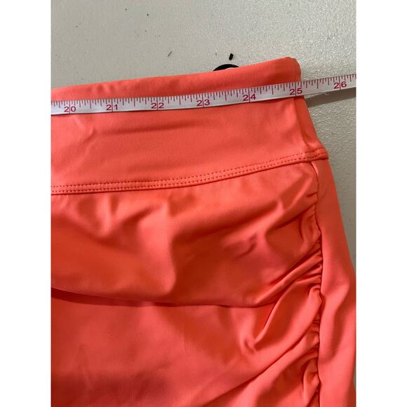 Ambernoon II By Dr. Erum Ilyas UPF 50 Wrap Swim Skirt CORAL NWT SIZE 26W - Picture 5 of 8